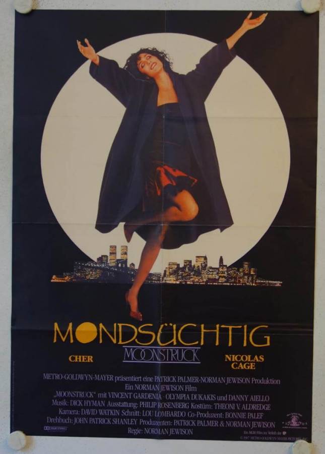 Mondsüchtig originales deutsche Filmplakat